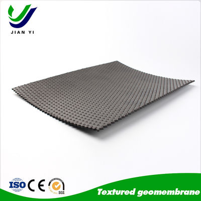 جودة  UV Resistant Textured HDPE Geomembrane with High Friction Surface for 6m-8m Width Applications مصنع