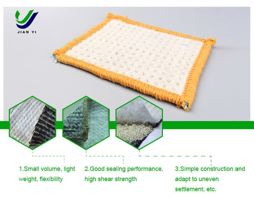 جودة  4m~6m Width Bentonite Geosynthetic Clay Liner For Seepage Control And Isolation مصنع