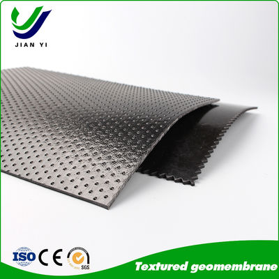 6m-8m واسعة مقاومة للأشعة فوق البنفسجية عالية الاحتكاك HDPE المنسوجة Geomembrane Liner للمشاريع المنحدرة ومكافحة التسرب