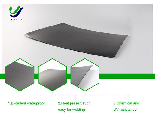 الغشاء الجوي السلس من HDPE 1m-9m لمكافحة التسرب الفعالة