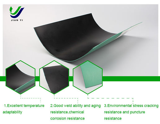الغشاء الجيولوجي الناعم HDPE للمخزن والبحيرة الاصطناعية