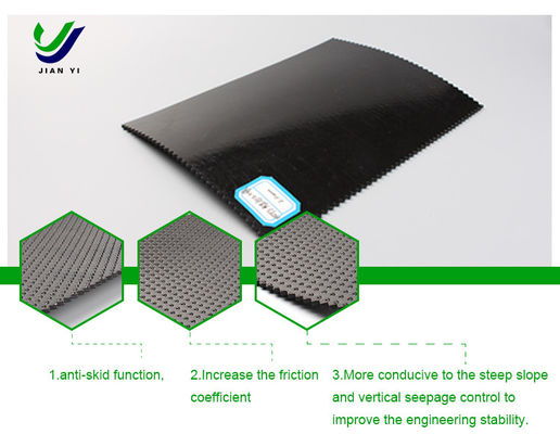 الغشاء الجيولوجي المنسوج HDPE لمهندسة المنحدرات والسد ضد التسرب