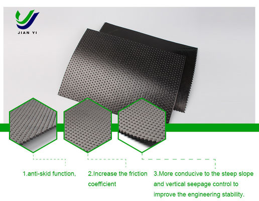 50m~100m HDPE المنسوجة الجيوغرامراين للمحيط المنحدر مضادة للنزلق ومضادة للشفافية الحلول