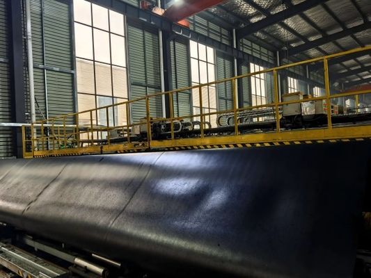 6m 8m عرض HDPE المنسوجة غشاء الأرضية حماية بيئتك في محطات معالجة مياه الصرف الصحي