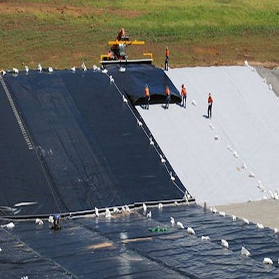 الغشاء الجوي المنسوج من HDPE مع بنية نقطة العمود