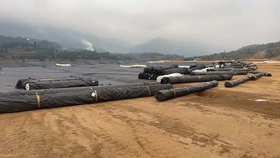 المقاومة الكيميائية الممتازة HDPE Geomembrane السلسة لإدارة التوابل