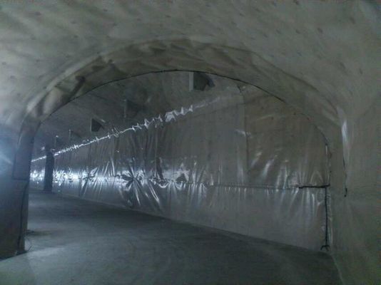 البولي إيثيلين عالي الكثافة HDPE Geomembrane لمشروع مكافحة التسرب في النفق