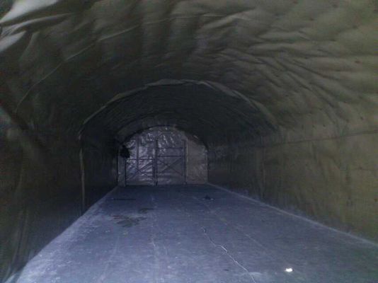 البولي إيثيلين عالي الكثافة HDPE Geomembrane لمشروع مكافحة التسرب في النفق