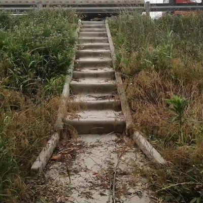 بطانية أسمنت مقاومة للتآكل لقنوات الصرف الصناعية - بطانة شديدة التحمل بعرض 4 أمتار