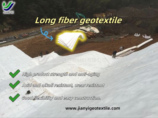 Non-Woven Long Fiber Geotextile: Advanced Filtration, Protection, and Drainage Solution