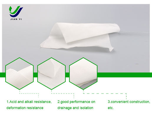 نسيج الجيوتيكسيتيل المنسوج بقوة عالية على السحب لمشاريع تعزيز التعزيز والترشيح