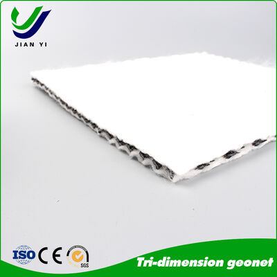 شبكة تصريف مركبة ثلاثية الأبعاد مقاومة للضغط العالي بقوة شد ≥ 16 كيلو نيوتن/م ومقاومة للأشعة فوق البنفسجية لمدافن النفايات وتصريف الطرق السريعة