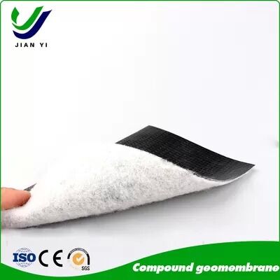 0.2mm-1.0mm غشاء HDPE الجيوكومبوزيت سميك مع تكوينات 1G1M و 2G1M لمكافحة التسرب